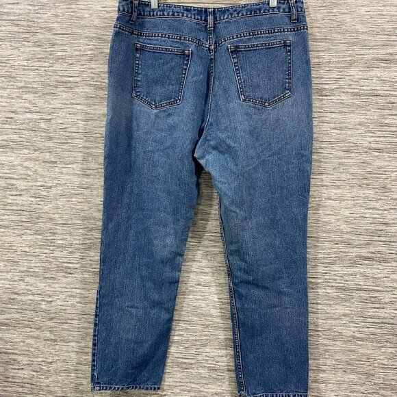 ☀️☀️ 16P Classic Fit Straight Leg Jeans – 100% Cotton Dark Stone Wash - Picture 6 of 7